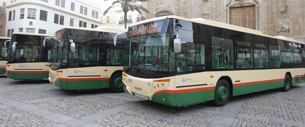 Autobuses de Cádiz (Andalucía, España)